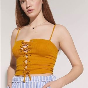 Project Social T Lace-Up Cami